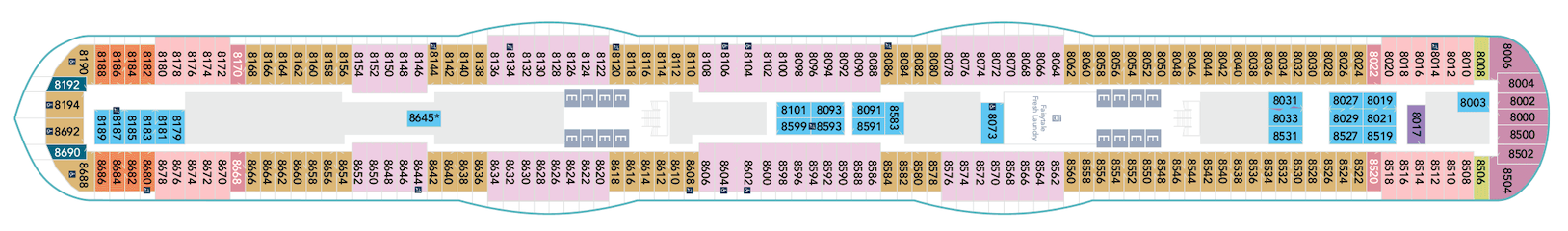 Disney Cruise Line, Disney Wish, Deck 8.png